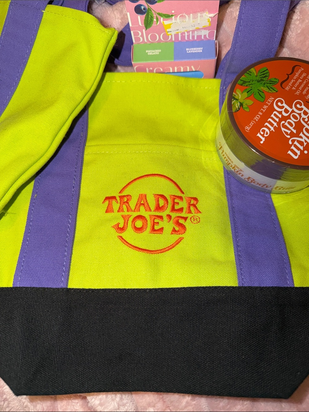 Trader Joe’s ~ Limited Edition Bundle w/Pumpkin Body Butter & Canvas Treat Bag